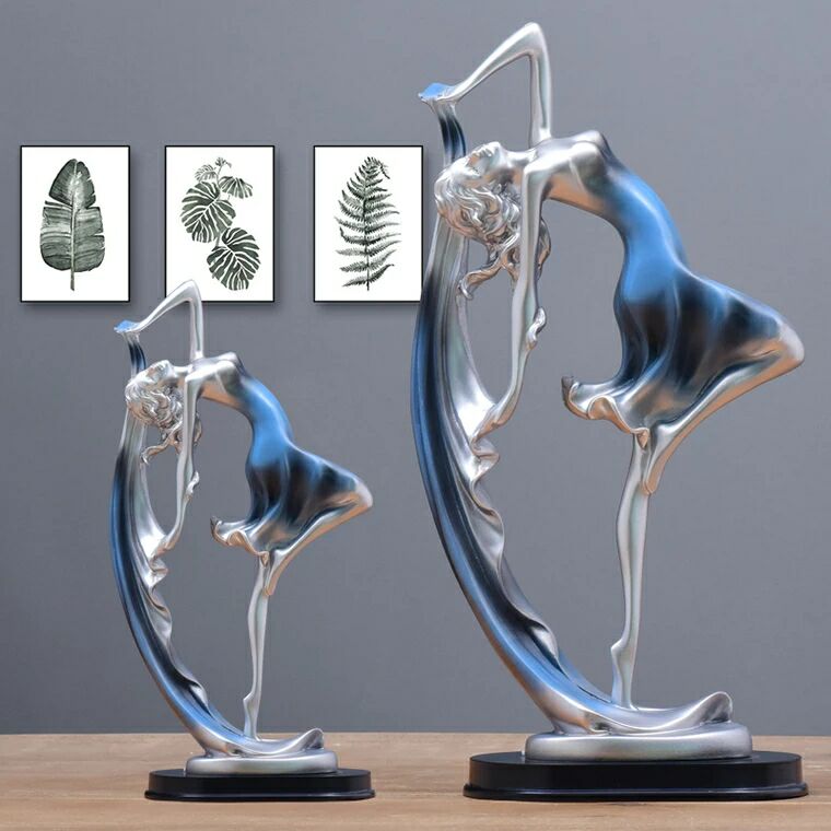Owl Family Figurines Lovely Dancer Ornament Home Decor Creative Animal Crafts Home Decor Accessories Wedding Gift for lovers