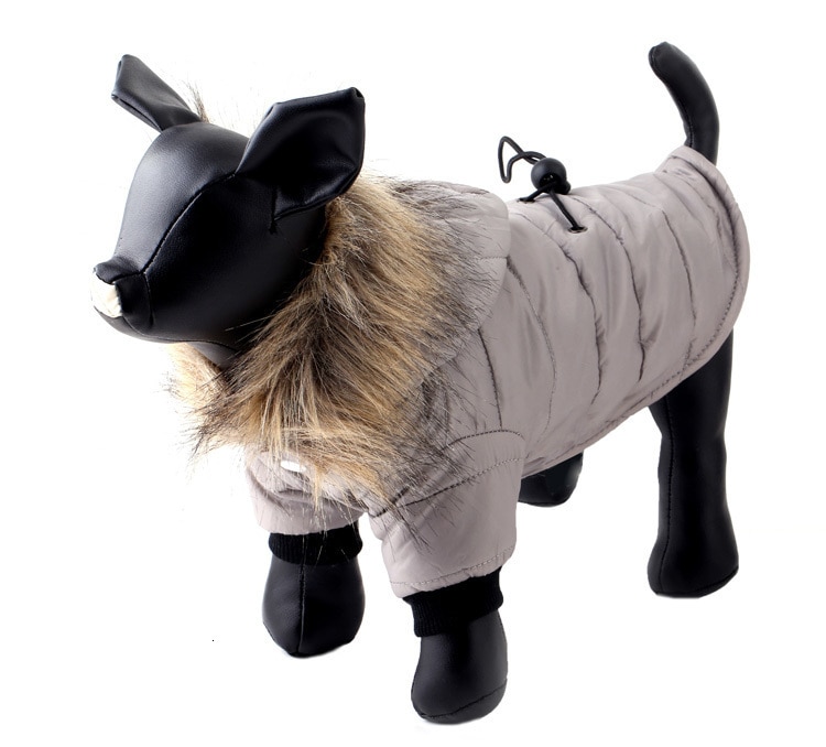 pawstrip Outfits Warm Small Dog Clothes Winter Pet Dog Coat For Chihuahua Soft Fur Hood Puppy Jacket Clothing For Dogs Chihuahua