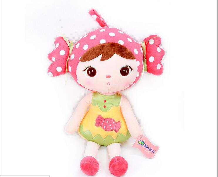 49cm Metoo Doll Plush Sweet Cute Lovely Stuffed Kids Toys for Girls Birthday Christmas Gift Cute Girl Keppel Baby Doll Panda