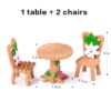 1 table 2 chairs