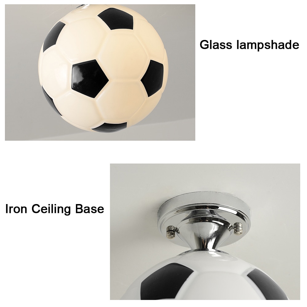 Soccer Ball Ceiling Light Football LED
