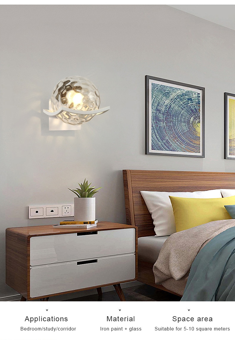 bedside wall lamp led