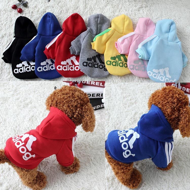 Dog clothes adidog winter Pet clothes small and medium-sized