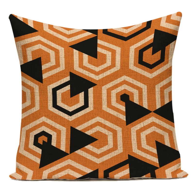 Nordic Geometric Print Cushion Cover (Only covers)