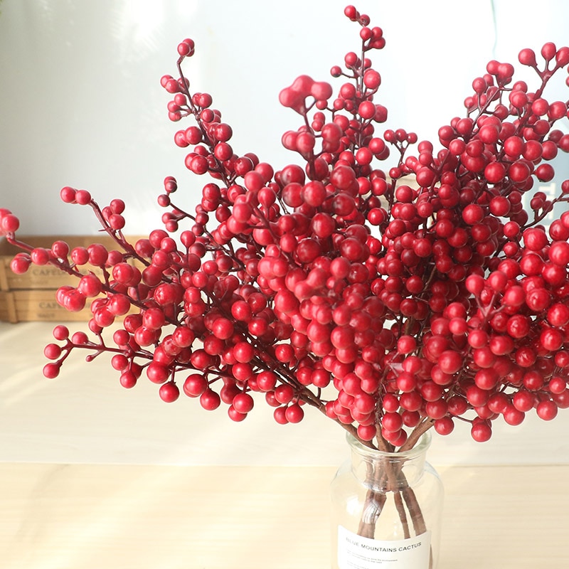 Berry Artificial Flower Fake red berries