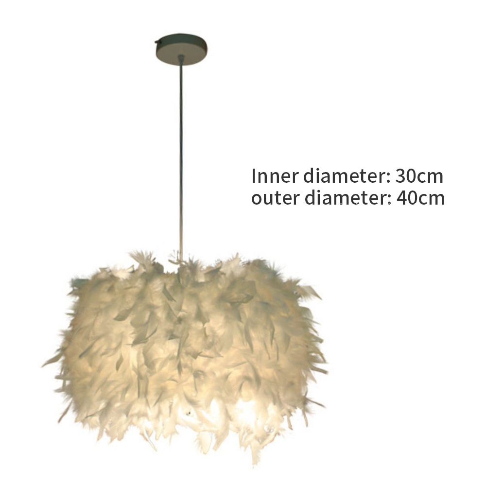 Mordern Feather Pendant Lamp E27 Chandelier (no bulb)