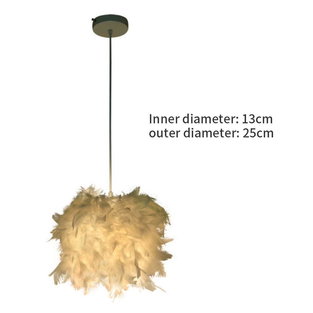 Mordern Feather Pendant Lamp E27 Chandelier (no bulb)