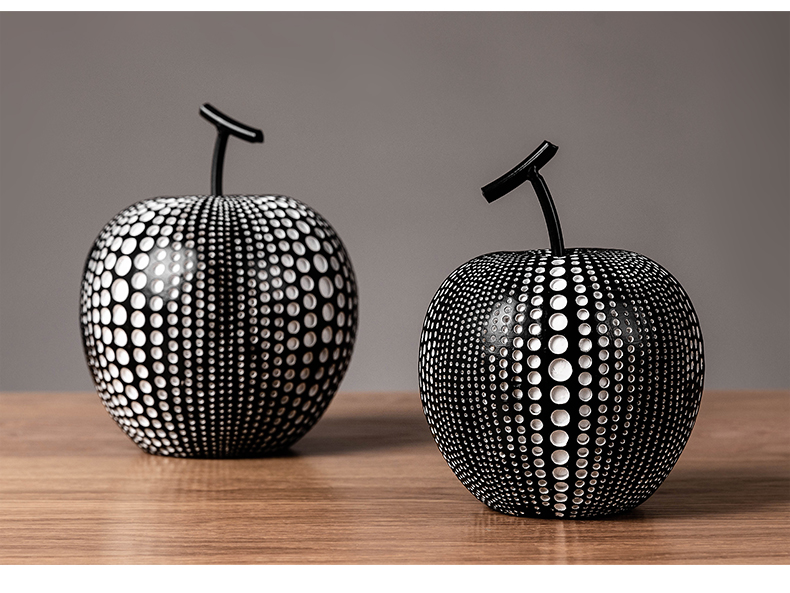 Resin Apple Statues Home Decoration