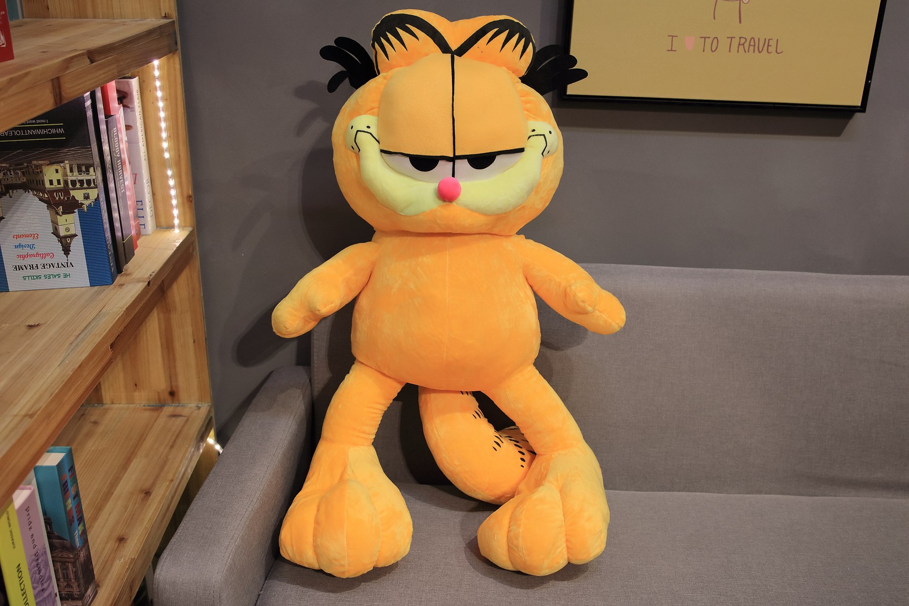 20-80cm Cute Garfield Cat Soft Plush