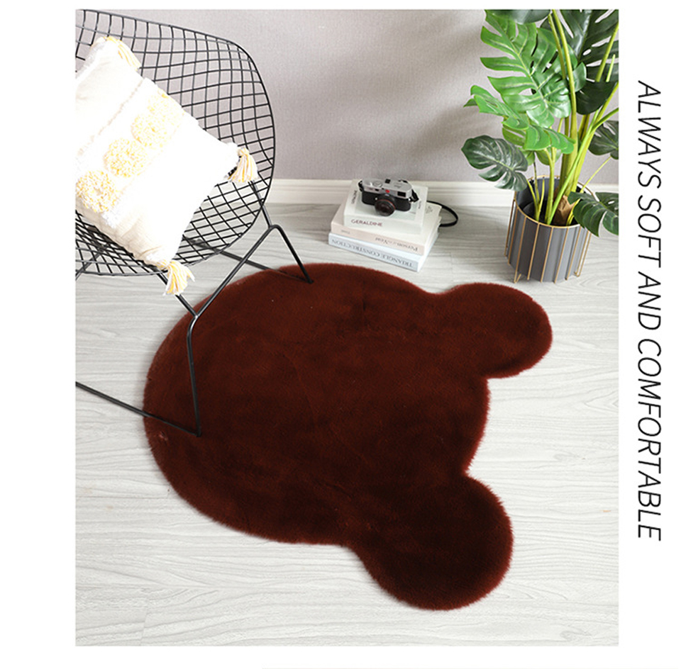 Cute Bear rug super soft carpet Living room