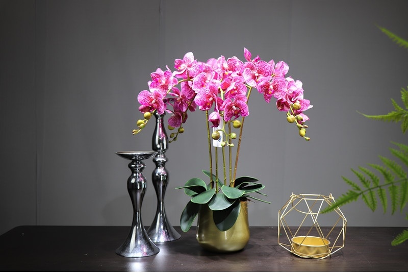 Red Phalaenopsis 70/78/90cm Moth Orchids Real Touch