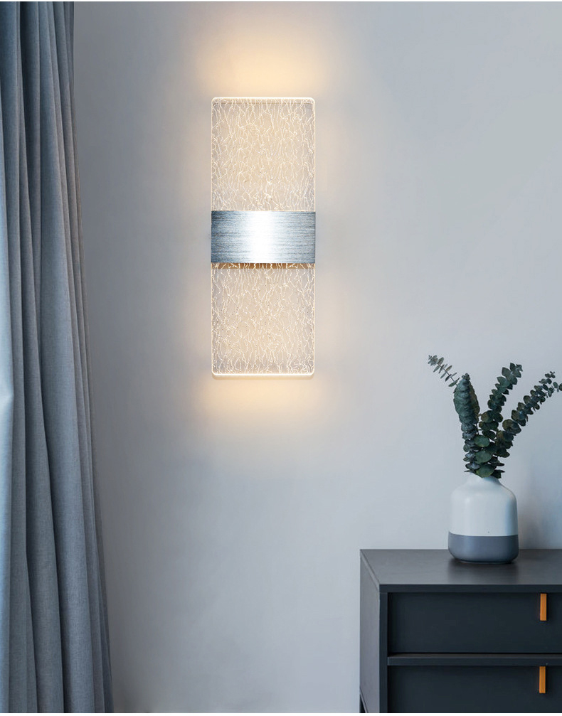 Acrylic Indoor Wall Lamp 6W Modern Lamp AC85-265V