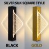 Square Silver Silk