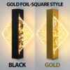 Square Gold Foil