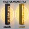 Round Gold Foil