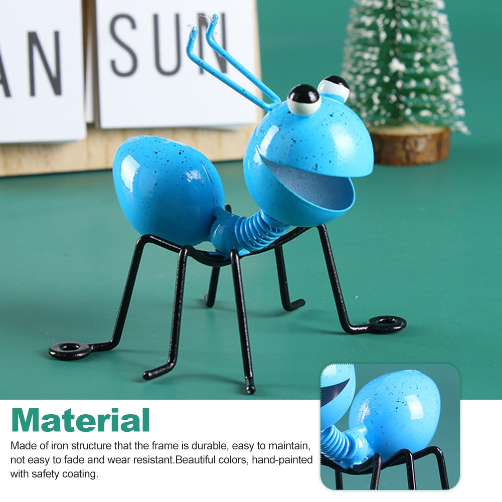 4pcs Ornament Craft Patio Metal Ant