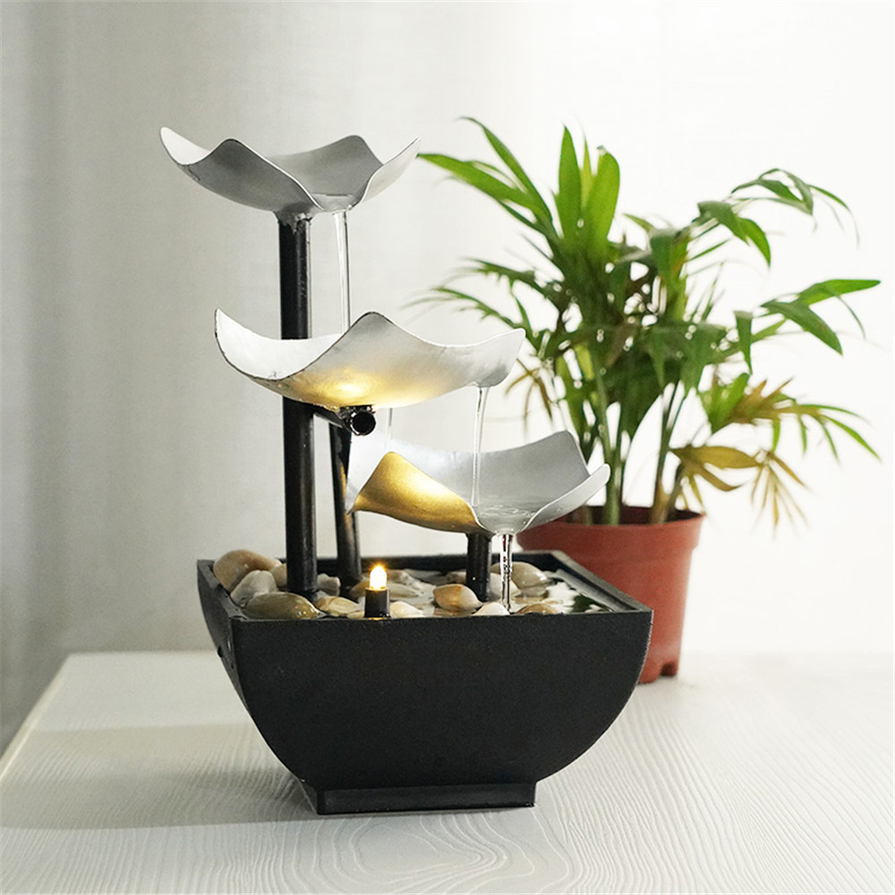Desktop Fountain 3 Layer Relaxation Automatic Pump With Power Switch