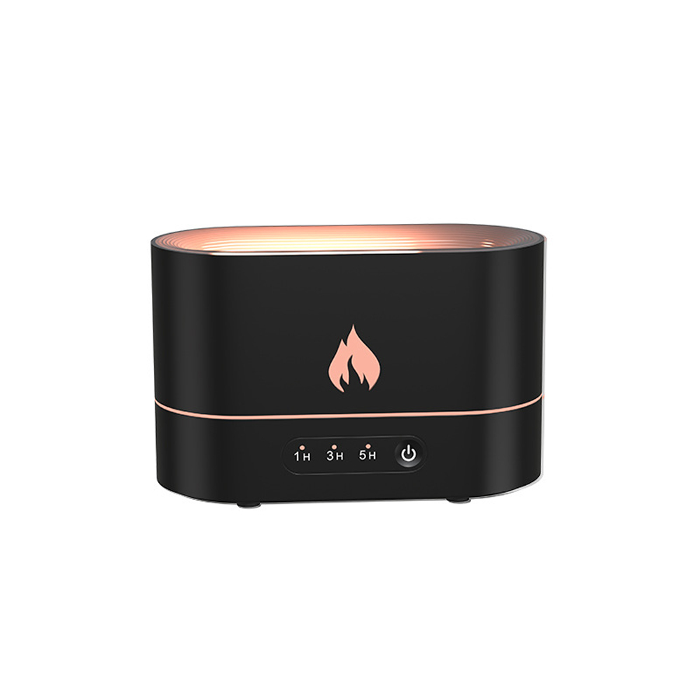 USB Simulation Flame LED Night Light With Water Tank Humidifier