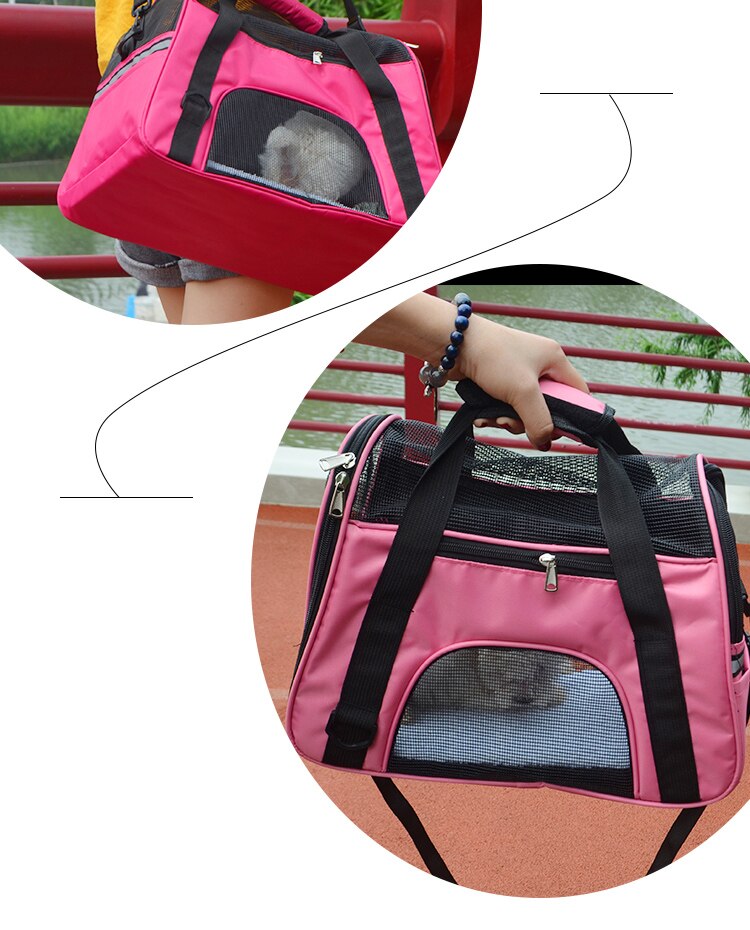 Dog Carrier Bag Mesh Breathable for Small Dogs Cats