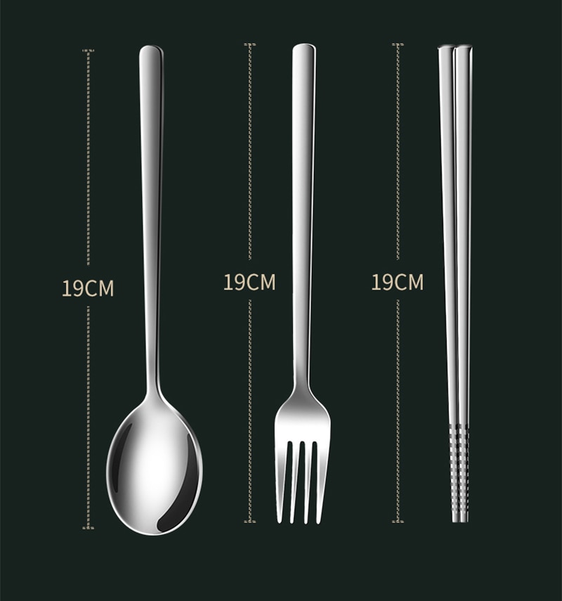 Tableware Set High Quality Stainless Steel With Box