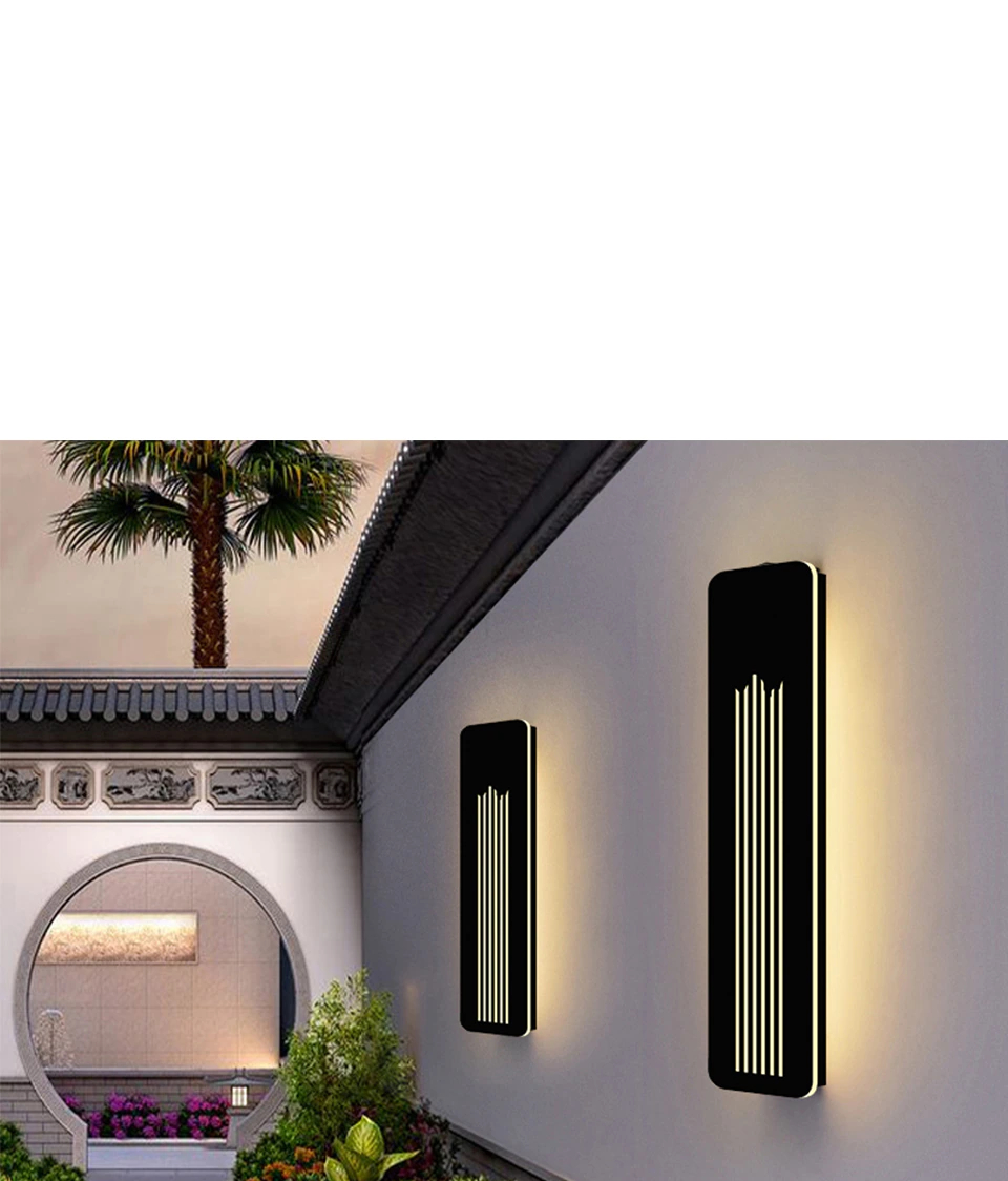 Waterproof outdoor LED wall lamps IP65 Lights 110V 220V