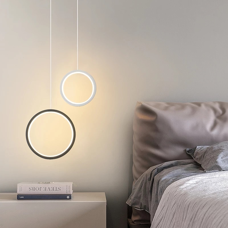 LED Pendant Light Modern Aluminum Bedroom Lamp