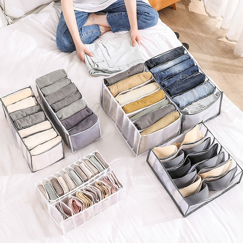 Folding Closet Organizer Panties And Socks Storage Boxes