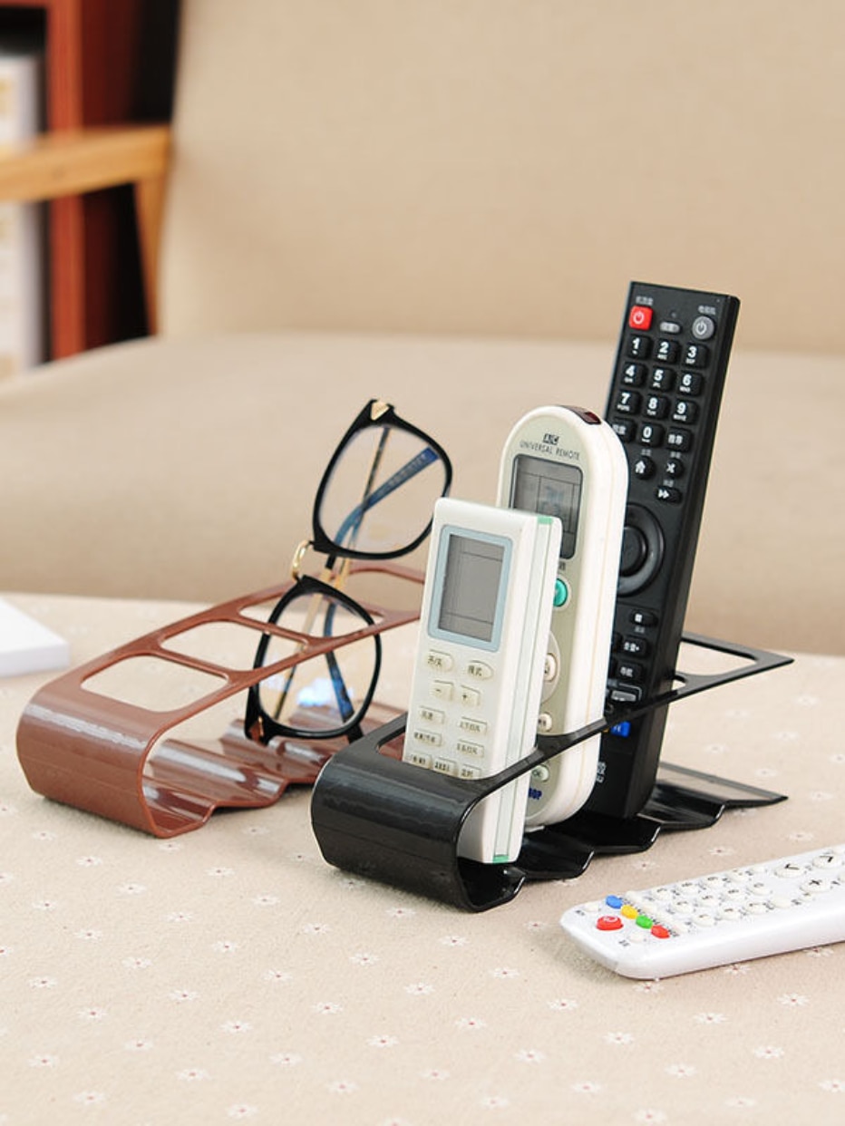4-Grid TV Air Conditioning Remote Control Stand Holder