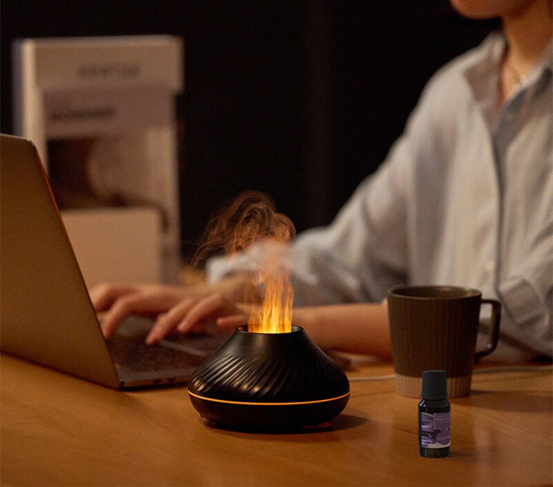 USB Air Humidifier Aroma Diffuser Ultrasonic Colorful LED Essential Oil Diffuser