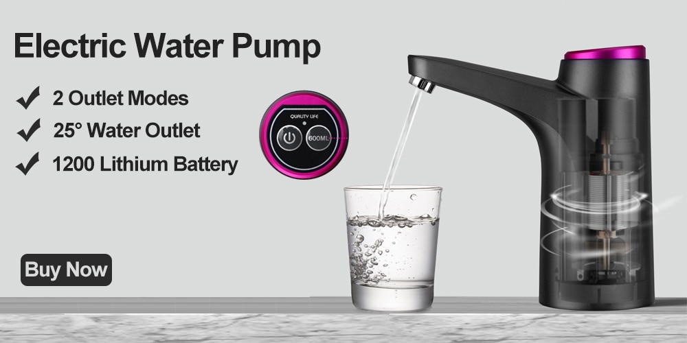 Automatic Water Dispenser USB Charging Electric Water Pump Touch Control