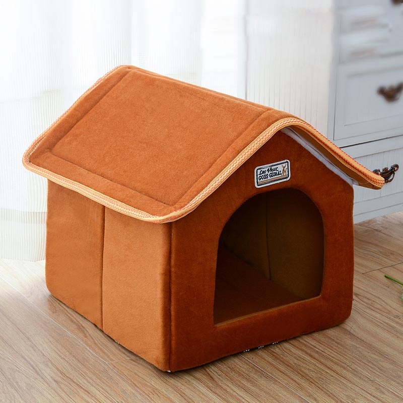 Winter Pet House Bed With Soft Cushion