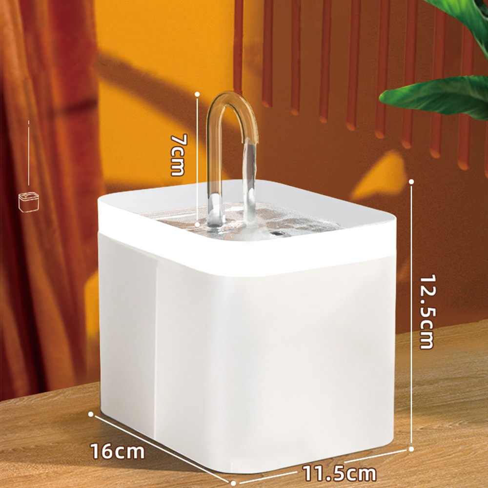 Cat Water Fountain Auto Filter USB Electric 1.5L