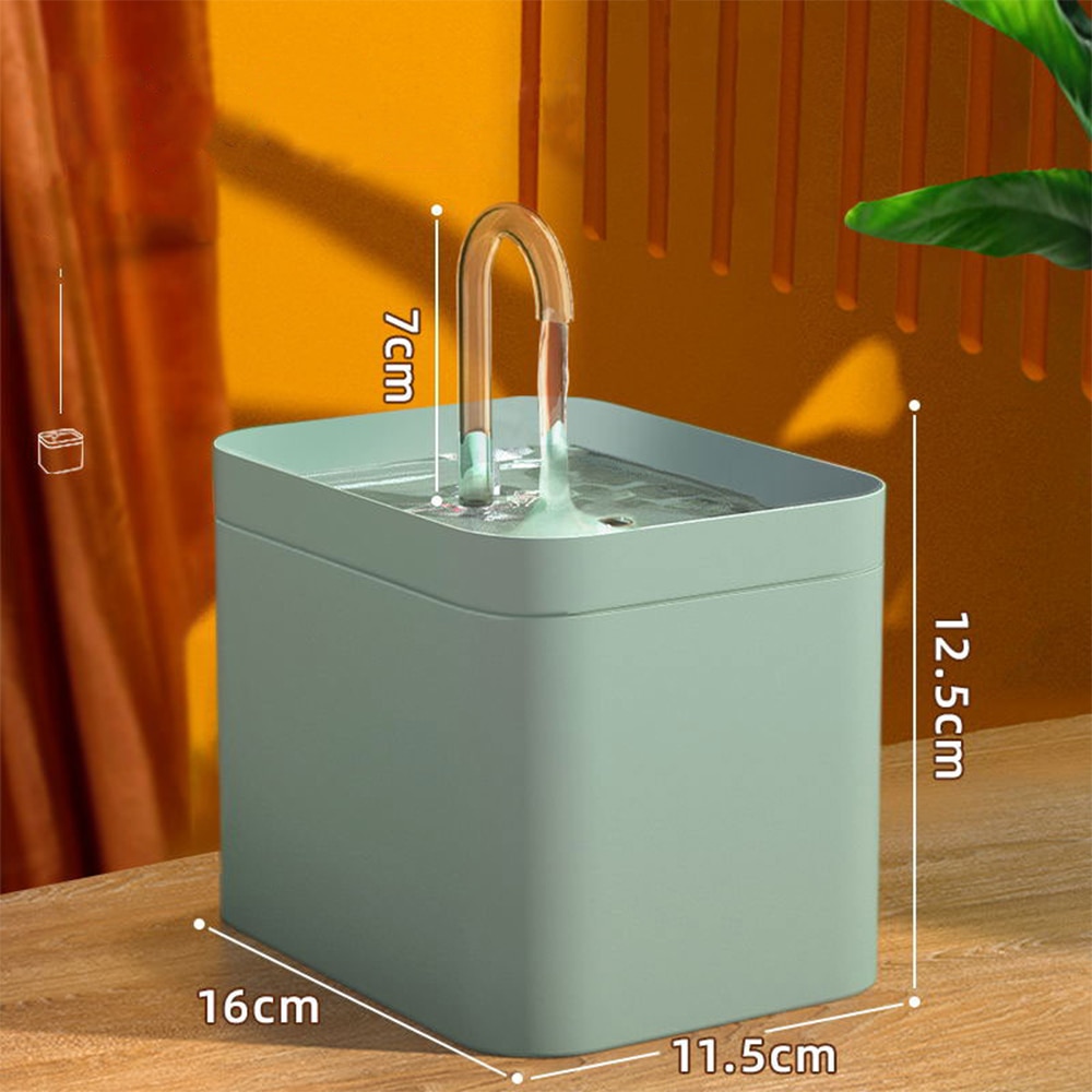 Cat Water Fountain Auto Filter USB Electric 1.5L