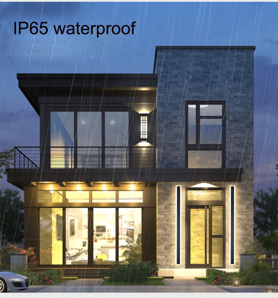 Led Outdoor Wall Light IP65 Waterproof Garden Lamp