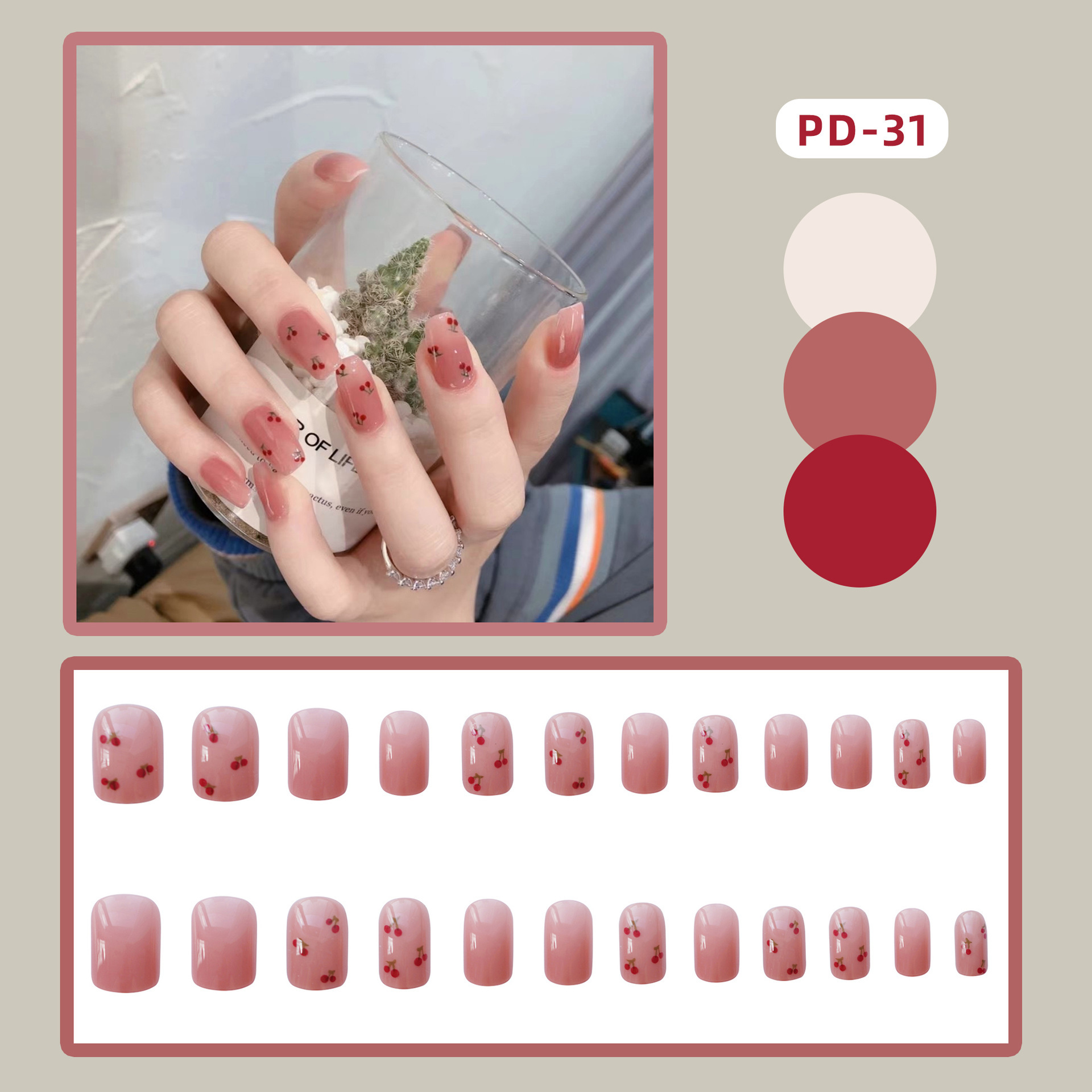 PD-31-Fake Nails Art