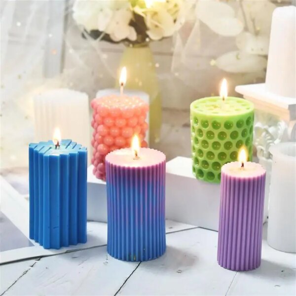 Classical Cylindrical Silicone Candle