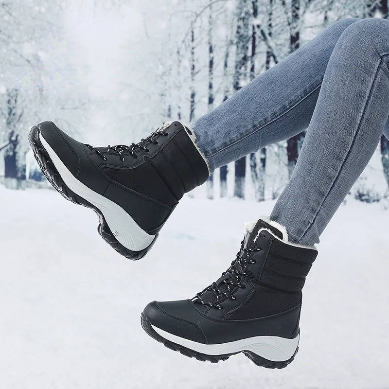 Winter Warm Snow Boots Waterproof Non-slip