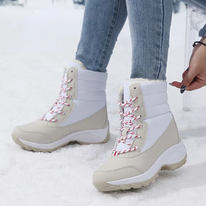 Winter Warm Snow Boots Waterproof Non-slip